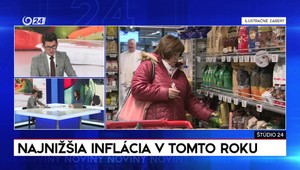 Štúdio 24: Najnižšia inflácia v tomto roku