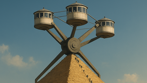 Kolotoč na pyramíde? Bizarný plán z roku 1931