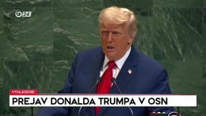 Tlačová beseda Donalda Trumpa v OSN