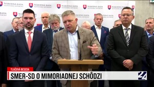 Tlačová beseda strany Smer k mimoriadnej schôdzi
