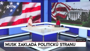 Štúdio 24: Musk zakladá politickú stranu