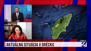 Štúdio 24 o požiare na gréckom ostrove Rhodos