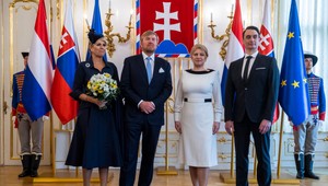 Na Slovensko pricestoval holandský kráľovský pár, privítala ho Zuzana Čaputová