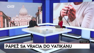 Štúdio 24: Pápež sa vracia do Vatikánu