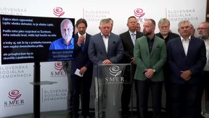 Tlačová beseda strany Smer-SD s výzvou prezidentke
