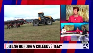 Štúdio 24 o obilnej dohode a chlebových témach