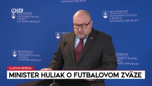 Tlačová beseda ministra Huliaka o futbalovom zväze