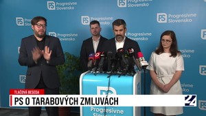 Tlačová beseda strany PS o Tarabových zmluvách