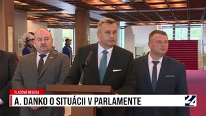 Tlačová beseda Andreja Danka o situácii v parlamente