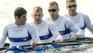 Slovenský štvorkajak po najrýchlejších rozjazdách v Miláne tretí na 1000 m