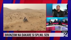 Štúdio 24: Bronzom na Dakare si splnil sen