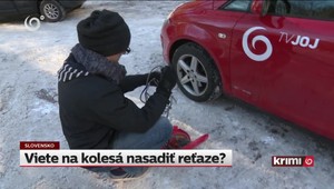 Snehové reťaze vás neraz môžu zachrániť, viete ich nasadiť?