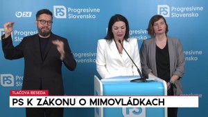 Tlačová beseda strany PS k zákonu o mimovládkach