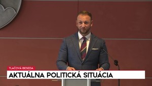 Tlačová beseda ministra Eštoka o aktuálnej politickej situácii