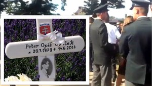 Zastreleného policajta Petra (†34) pochovali
