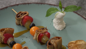 Dezert: Sladký snehuliak