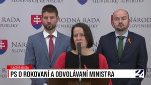 Tlačová beseda PS o rokovaní a odvolávaní ministra