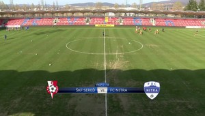 ZOSTRIH: ŠKF Sereď - FC Nitra 2:1