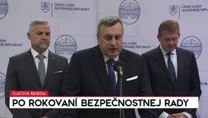 Tlačová beseda po rokovaní Bezpečnostnej rady