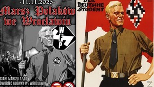 Poľskí nacionalisti pozývajú na pochod s mierne pozmeneným nacistickým plagátom