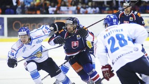 Slovenskí hokejisti v Pori tesne podľahli domácim Fínom