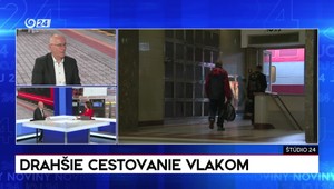 Štúdio 24: Drahšie cestovanie vlakom