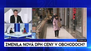 Štúdio 24: Zmenila nová DPH ceny v obchodoch?