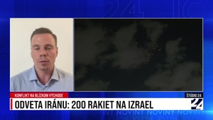 Štúdio 24 o odvete Iránu: 200 rakiet na Izrael
