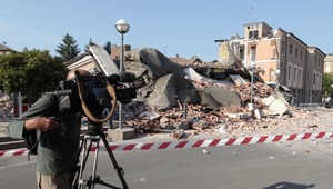 AUTENTICKÉ ZÁBERY: Slováci natočili zemetrasenie v Taliansku