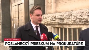 Tlačová beseda opozičných poslancov: Poslanecký prieskum na prokuratúre