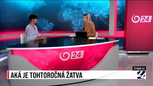 Štúdio 24 o prebiehajúcej žatve