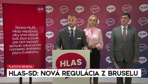 Tlačová beseda strany HLAS-SD k novej regulácii z Bruselu
