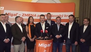 Tlačová beseda Samuela Migaľa po výsledkoch v samosprávnych voľbách
