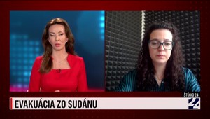 Evakuácia zo Sudánu. V Štúdiu 24 Tereza Haniaková z Lekárov bez hraníc
