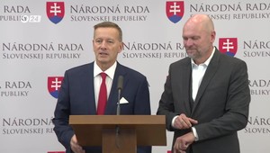 Tlačová beseda Borisa Kollára a Richarda Sulíka: Spolupráca do volieb NR SR