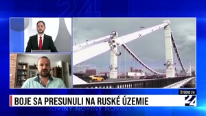 Štúdio 24: Boje sa presunuli na ruské územie