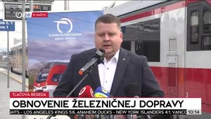 Tlačová beseda: Obnovenie železničnej dopravy