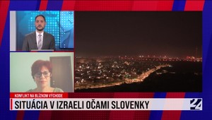 Štúdio 24 o situácii pred možným začiatkom pozemnej ofenzívy so Slovenskou žijúcou v Izraeli