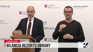 Tlačová beseda o bilancii rezortu obrany