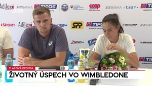 Tlačová beseda Mie Pohánkovej o životnom úspechu vo Wimbledone