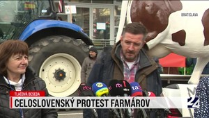 Celoslovenský protest farmárov
