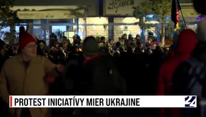 Protest Iniciatívy Mier Ukrajine