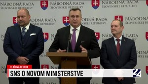 Tlačová beseda SNS k novému ministerstvu