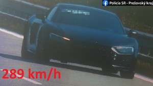 Cestný pirát pri Spišskom hrade: Na diaľnici išiel rýchlosťou takmer 300 kilometrov za hodinu