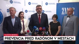 Tlačová beseda ZMOS o prevencii pred radónom v mestách