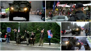 Do Českej republiky prišiel americký konvoj. Vítali ho davy