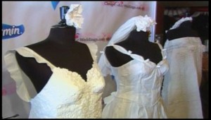 Bláznivé šaty pre nevesty! Vyrobili ich z toaletného papiera