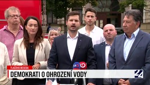 Tlačová beseda strany Demokrati o ohrození vody