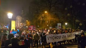 Protesty odštartovali. TV JOJ bola na prvom z nich v Košiciach