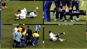 Škaredé zranenie. Gagovi (26) prisadol súper hlavu aj krk